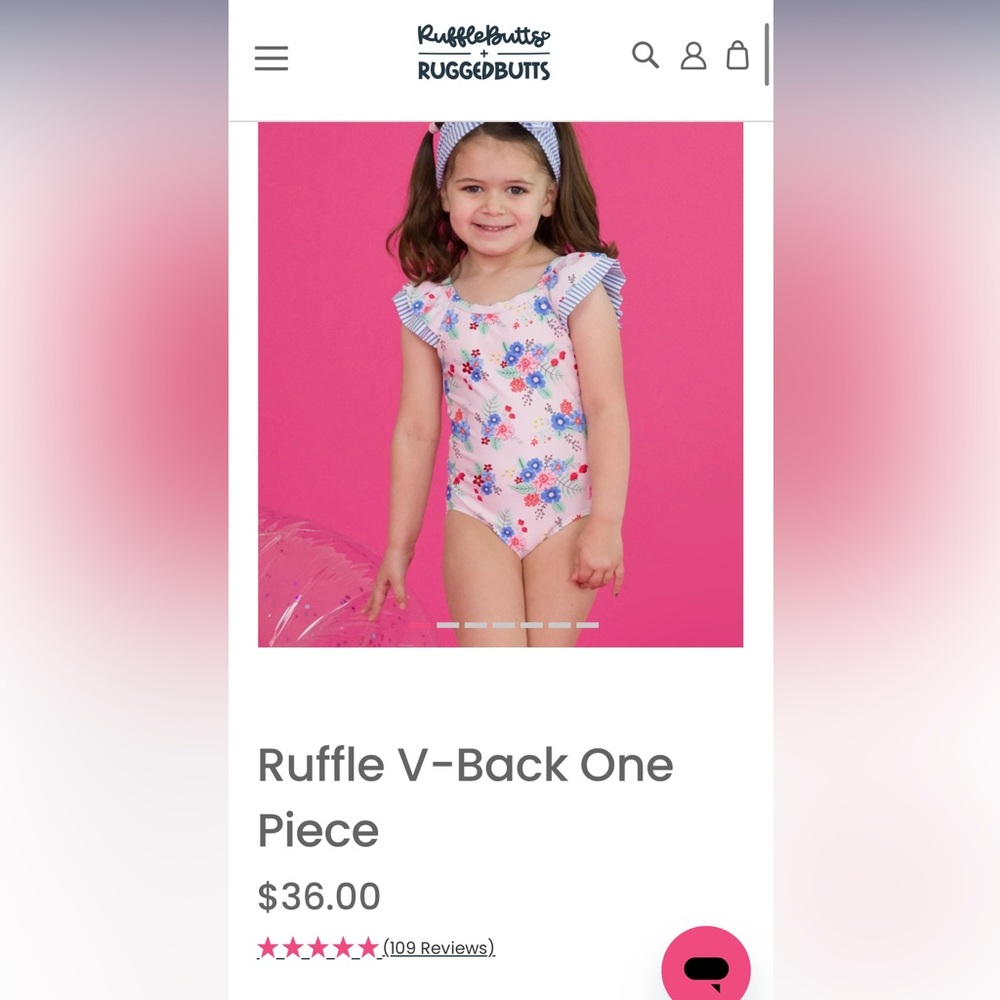 Ruffle Butts 4T Swimsuit